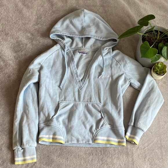Vintage Y2K Reebok hoodie baby blue size S - Picture 2 of 11